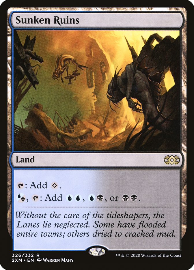 Sunken Ruins [Double Masters] Magic: The Gathering