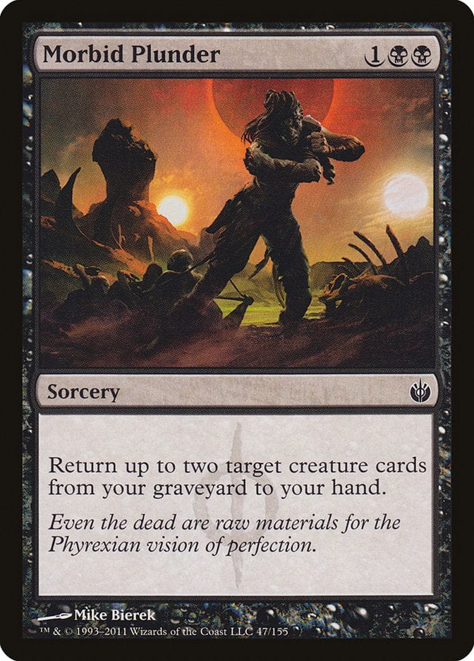 Morbid Plunder [Mirrodin Besieged] Magic: The Gathering