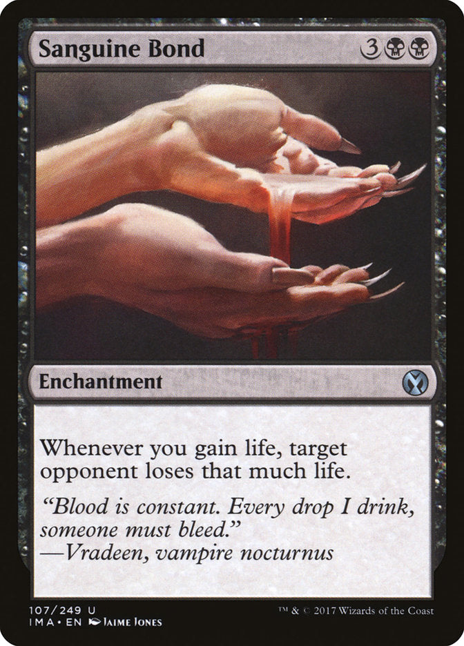 Sanguine Bond [Iconic Masters] Magic: The Gathering