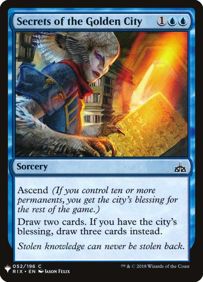Secrets of the Golden City [Mystery Booster] Magic: The Gathering