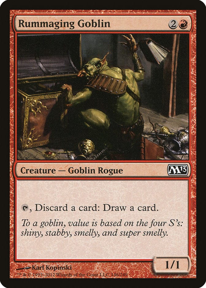 Rummaging Goblin [Magic 2013] Magic: The Gathering