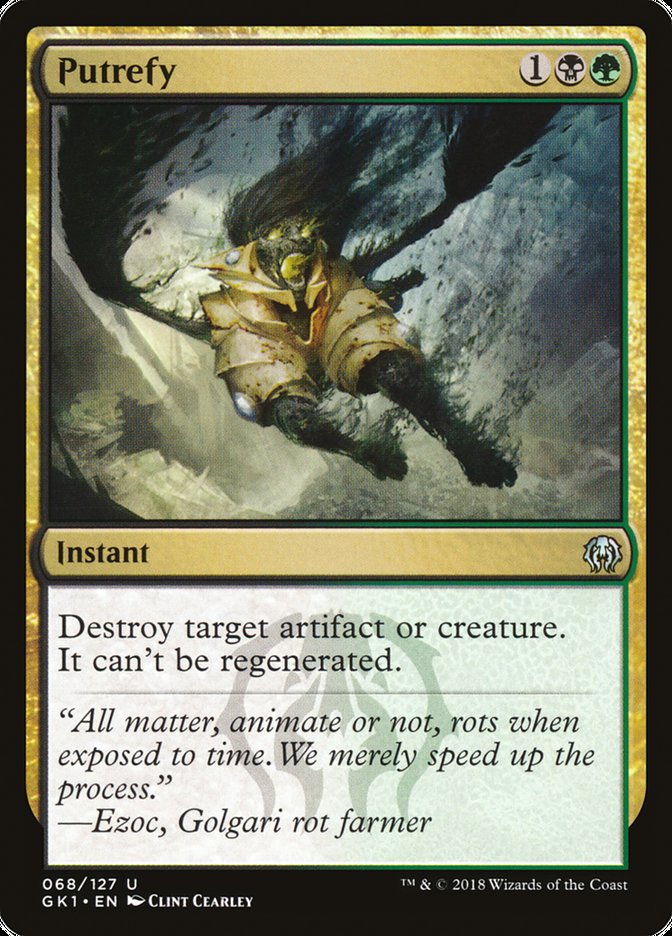 Putrefy [Guilds of Ravnica Guild Kit] Magic: The Gathering