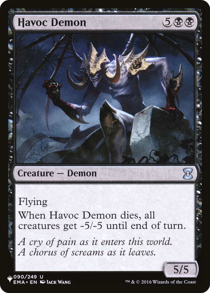 Havoc Demon [The List] Magic: The Gathering
