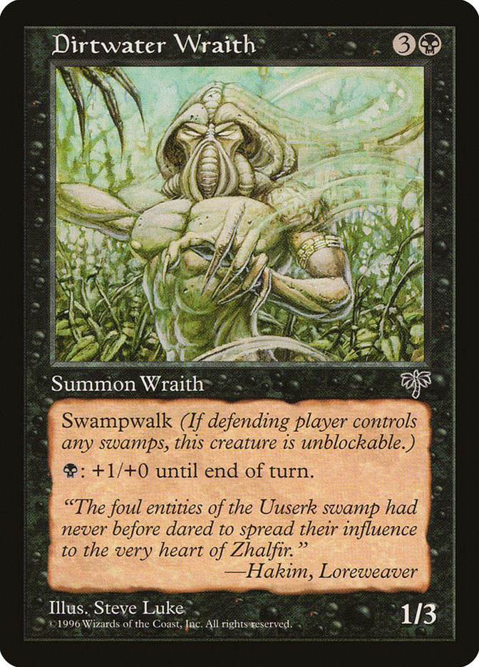 Dirtwater Wraith [Mirage] Magic: The Gathering