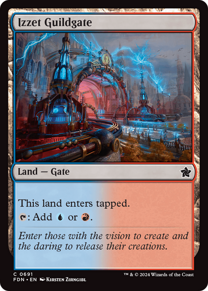 Izzet Guildgate [Foundations] Magic: The Gathering