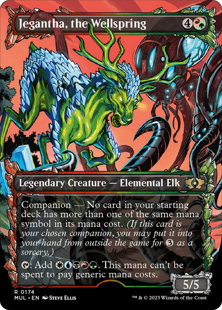 Jegantha, the Wellspring (Halo Foil) [Multiverse Legends] Magic: The Gathering