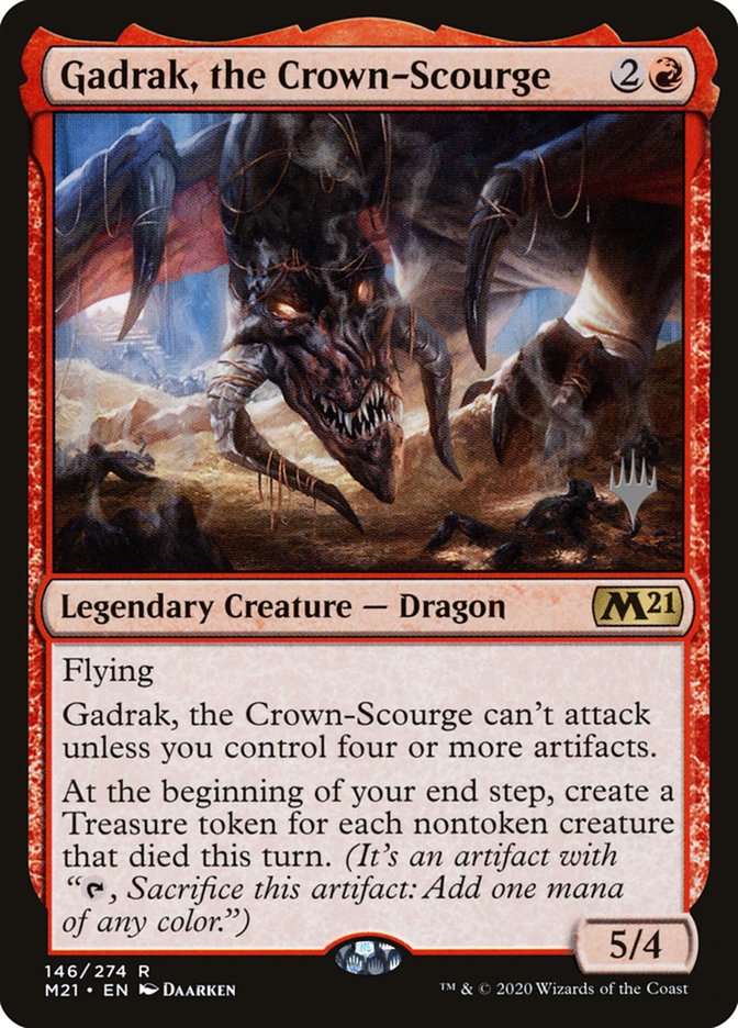 Gadrak, the Crown-Scourge (Promo Pack) [Core Set 2021 Promos] Magic: The Gathering