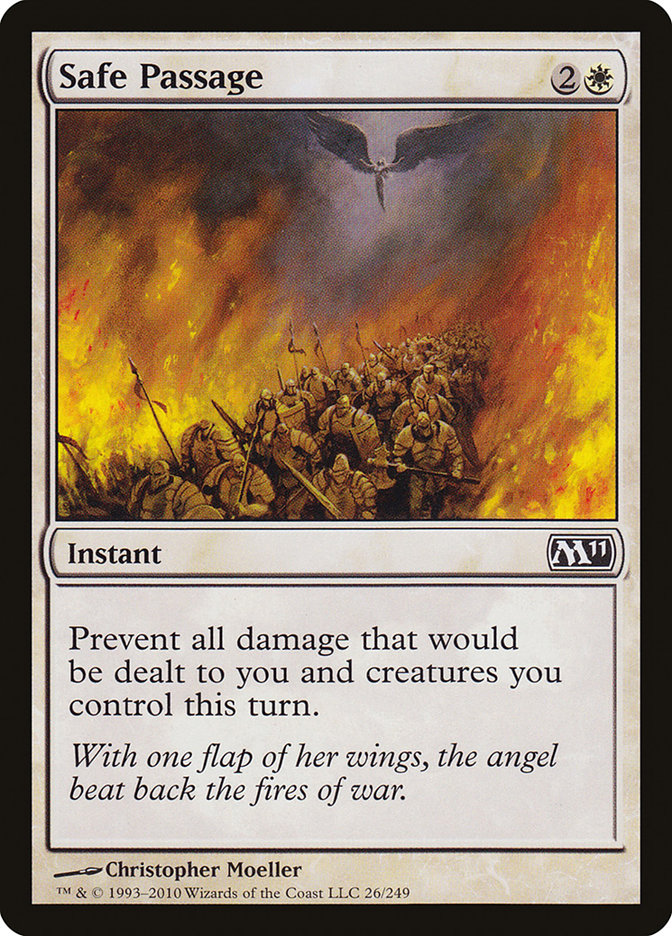 Safe Passage [Magic 2011] Magic: The Gathering