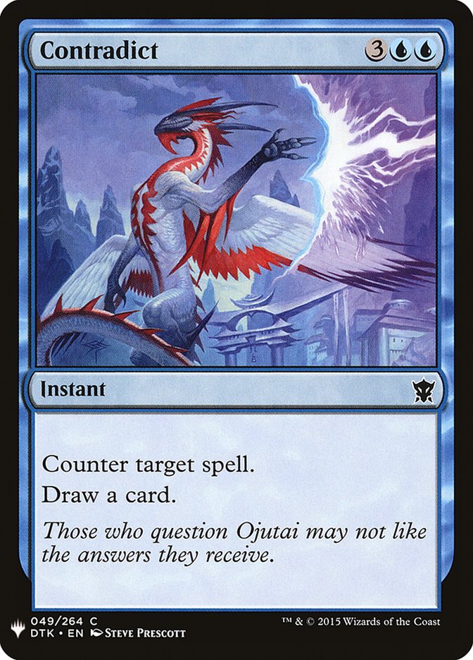 Contradict [Mystery Booster] Magic: The Gathering