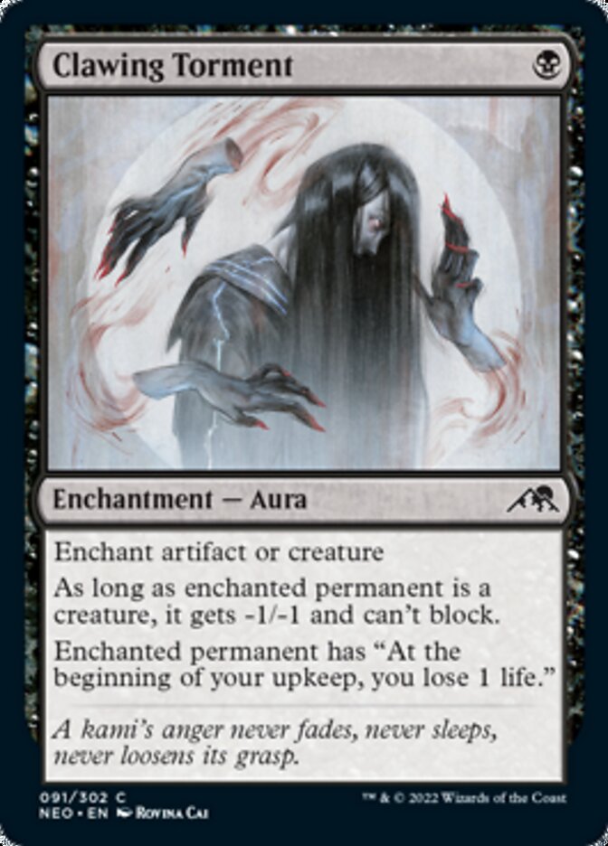 Clawing Torment [Kamigawa: Neon Dynasty] Magic: The Gathering