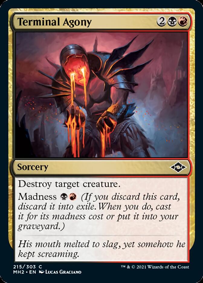 Terminal Agony [Modern Horizons 2] Magic: The Gathering