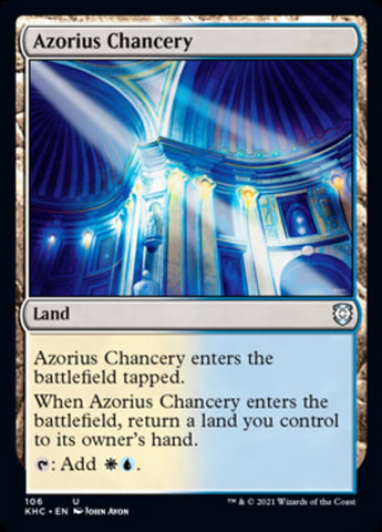 Azorius Chancery [Kaldheim Commander] Magic: The Gathering
