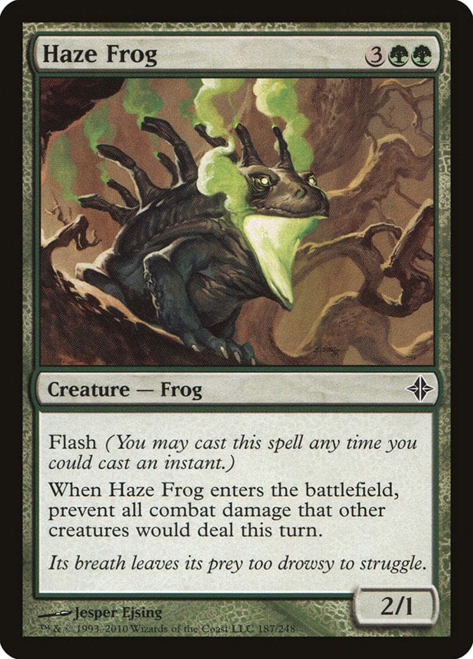 Haze Frog [Rise of the Eldrazi] Magic: The Gathering