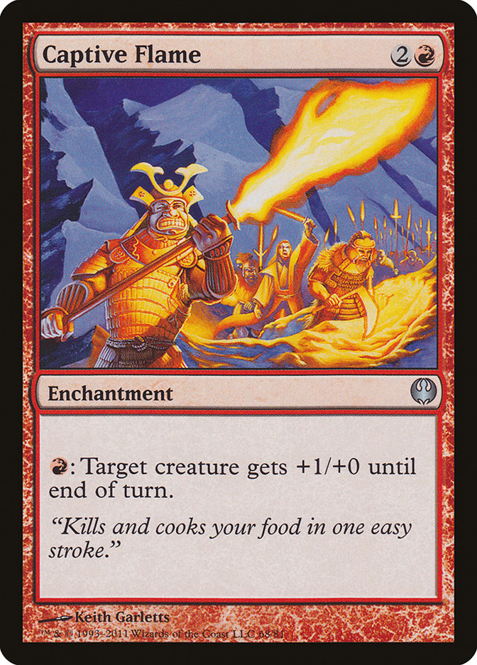 Captive Flame [Duel Decks: Knights vs. Dragons] Magic: The Gathering