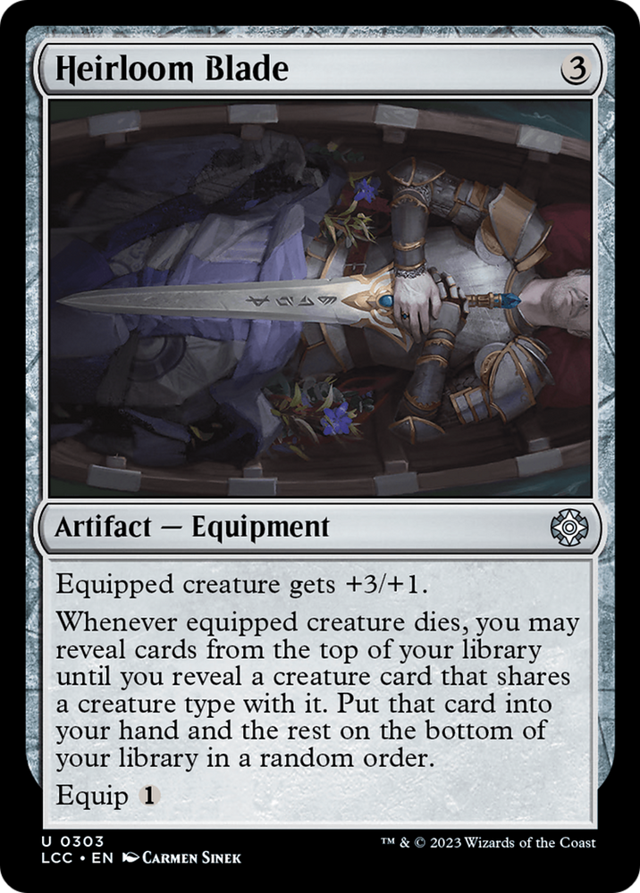 Heirloom Blade [The Lost Caverns of Ixalan Commander] Magic: The Gathering