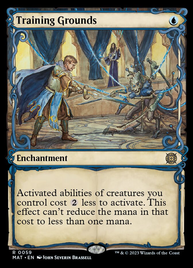 Training Grounds (Showcase) [March of the Machine: The Aftermath] Magic: The Gathering