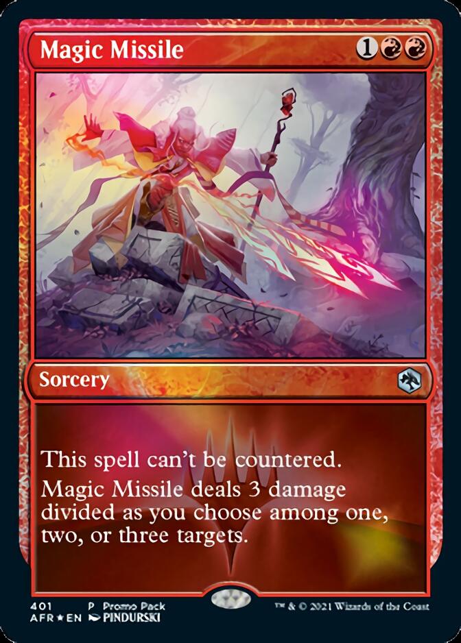 Magic Missile (Promo Pack) [Dungeons & Dragons: Adventures in the Forgotten Realms] Magic: The Gathering