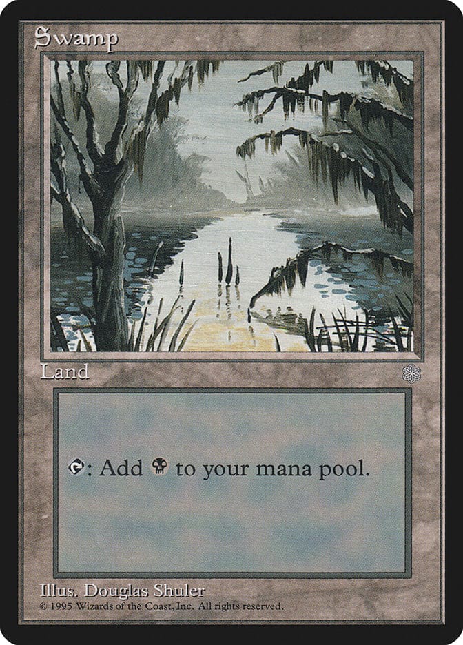 Swamp (Mossy Trees) [Ice Age] Magic: The Gathering