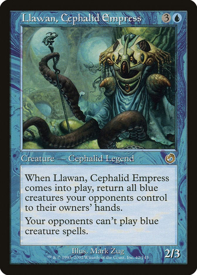 Llawan, Cephalid Empress [Torment] Magic: The Gathering