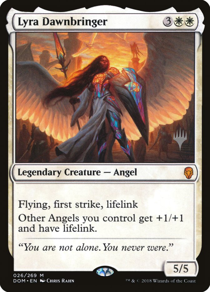 Lyra Dawnbringer (Promo Pack) [Dominaria Promos] Magic: The Gathering