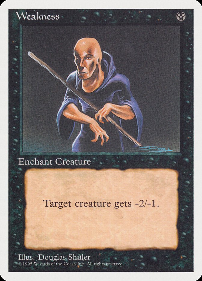 Weakness [Rivals Quick Start Set] Magic: The Gathering