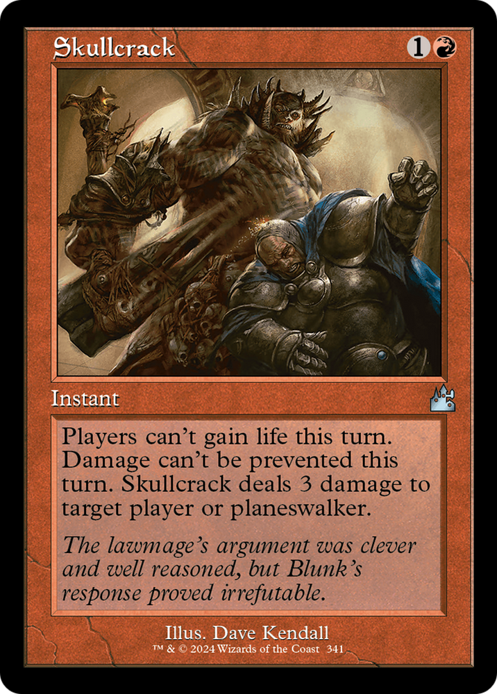 Skullcrack (Retro Frame) [Ravnica Remastered] Magic: The Gathering