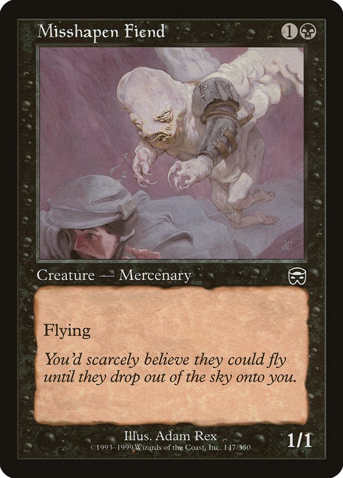 Misshapen Fiend [Mercadian Masques] Magic: The Gathering