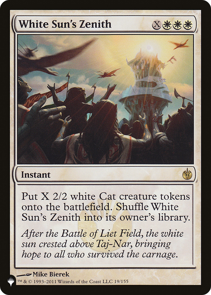 White Sun's Zenith [The List] Magic: The Gathering