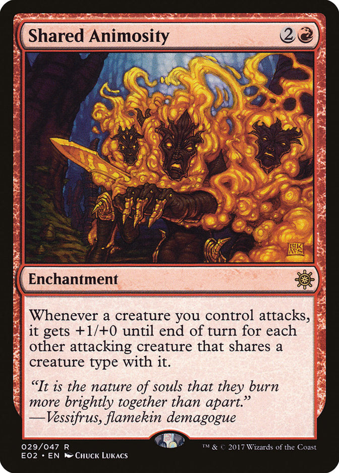 Shared Animosity [Explorers of Ixalan] Magic: The Gathering