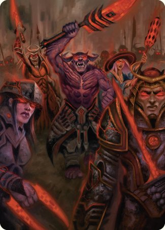Insurrection Art Card [Commander Masters Art Series] Magic: The Gathering