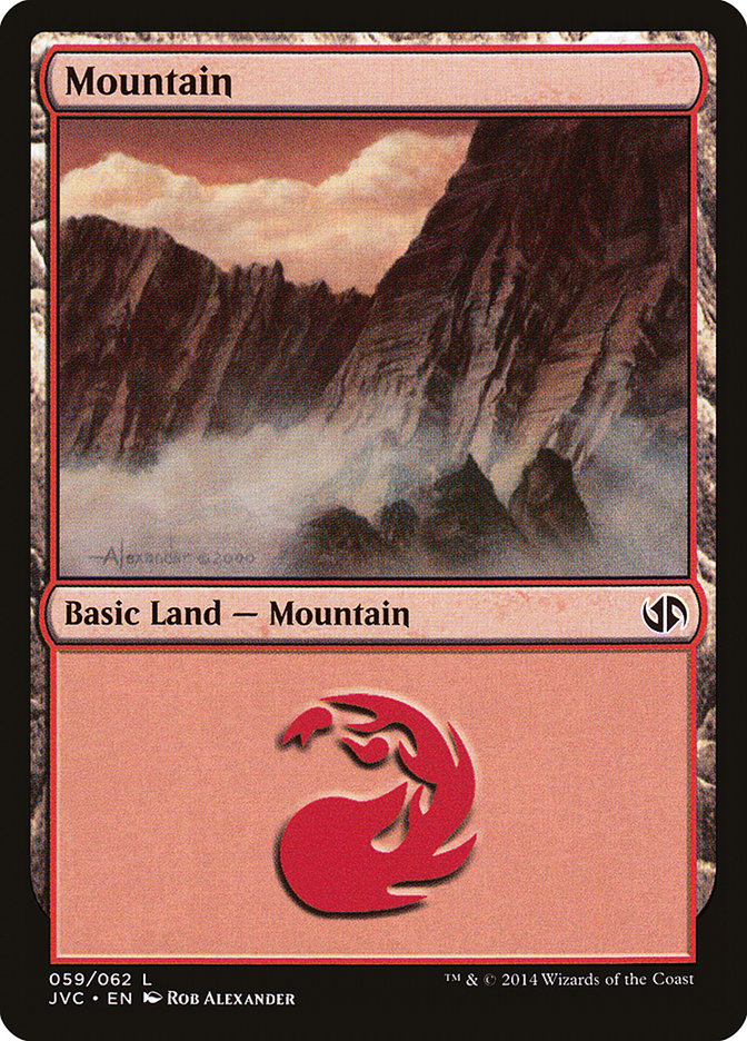 Mountain (61) [Duel Decks Anthology] Magic: The Gathering