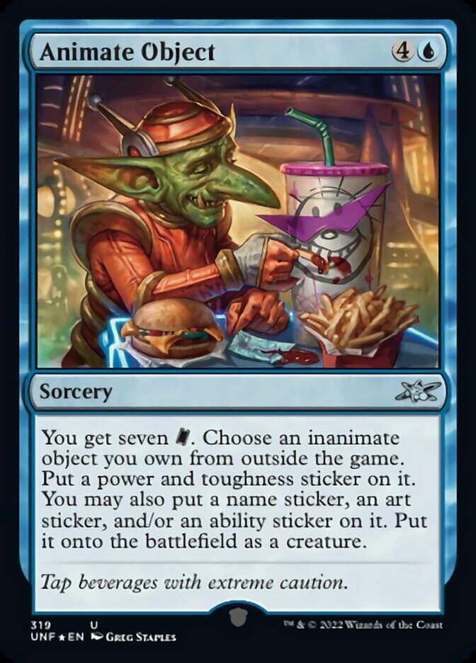 Animate Object (Galaxy Foil) [Unfinity] Magic: The Gathering