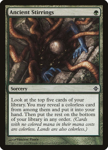 Ancient Stirrings [Rise of the Eldrazi] Magic: The Gathering