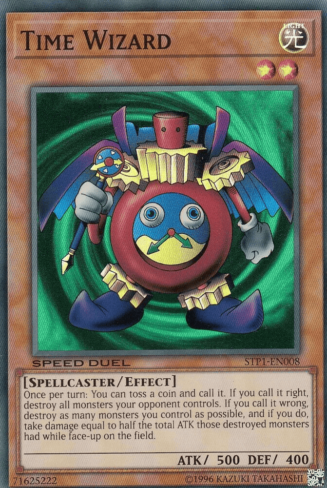 Time Wizard [STP1-EN008] Super Rare - Yugioh Cards For Your TCG Needs!