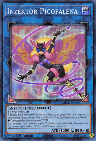 Inzektor Picofalena [GRCR-EN051] Super Rare - Yugioh Cards For Your TCG Needs!