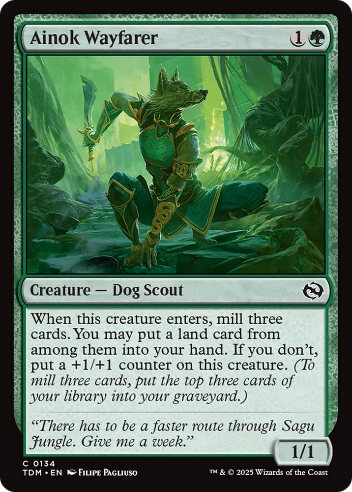 Ainok Wayfarer [Tarkir: Dragonstorm] Magic: The Gathering