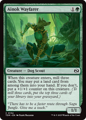 Ainok Wayfarer [Tarkir: Dragonstorm] Magic: The Gathering