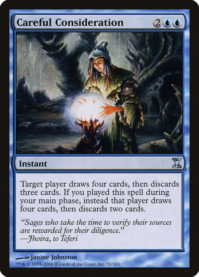 Careful Consideration [Time Spiral] Magic: The Gathering