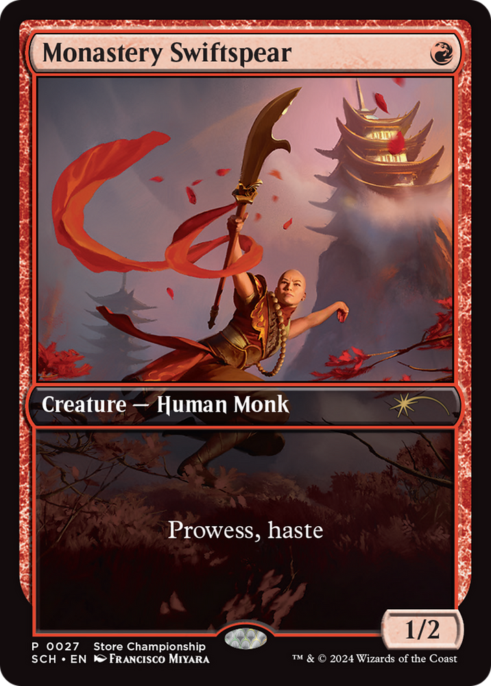 Monastery Swiftspear [Store Championships 2024] Magic: The Gathering