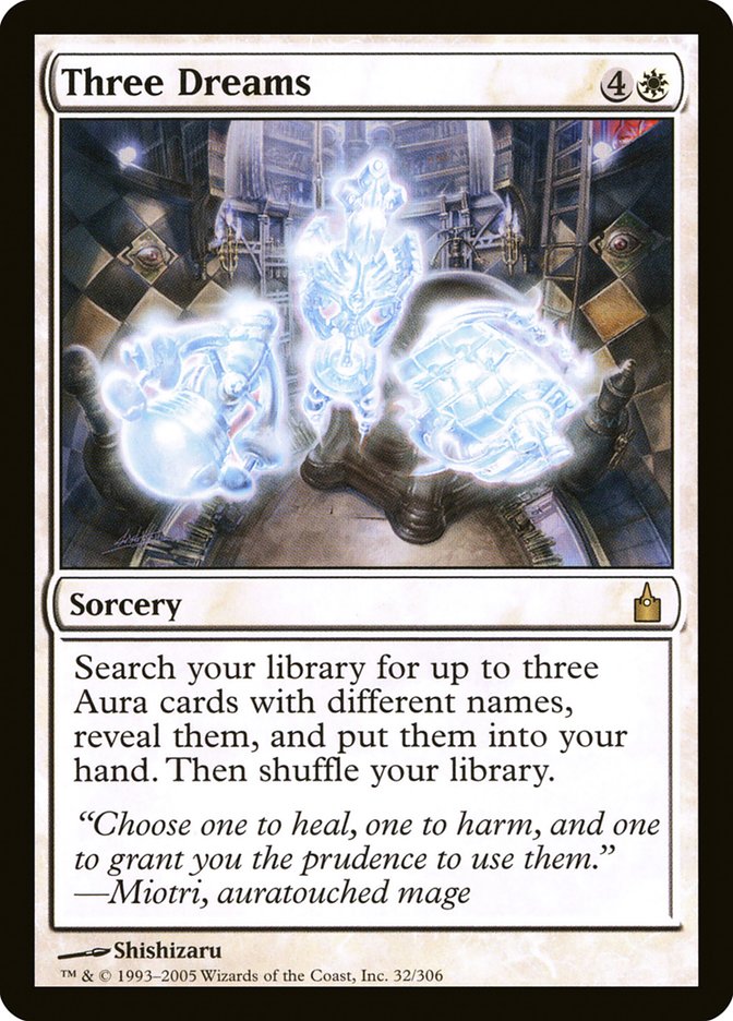 Three Dreams [Ravnica: City of Guilds] Magic: The Gathering