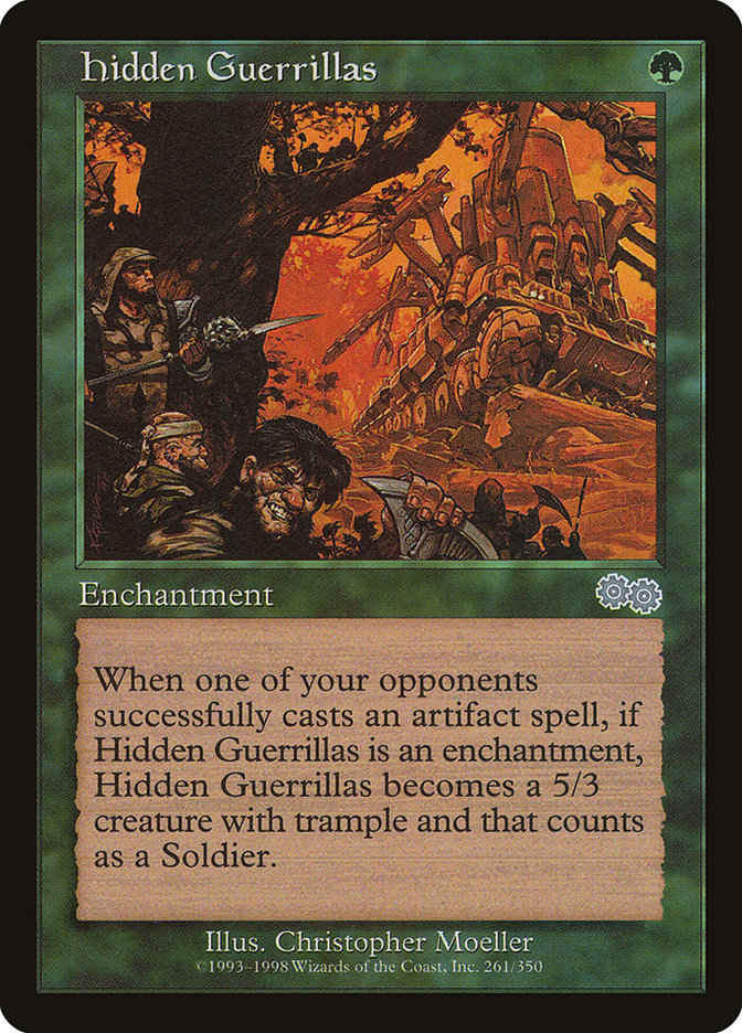 Hidden Guerrillas [Urza's Saga] Magic: The Gathering