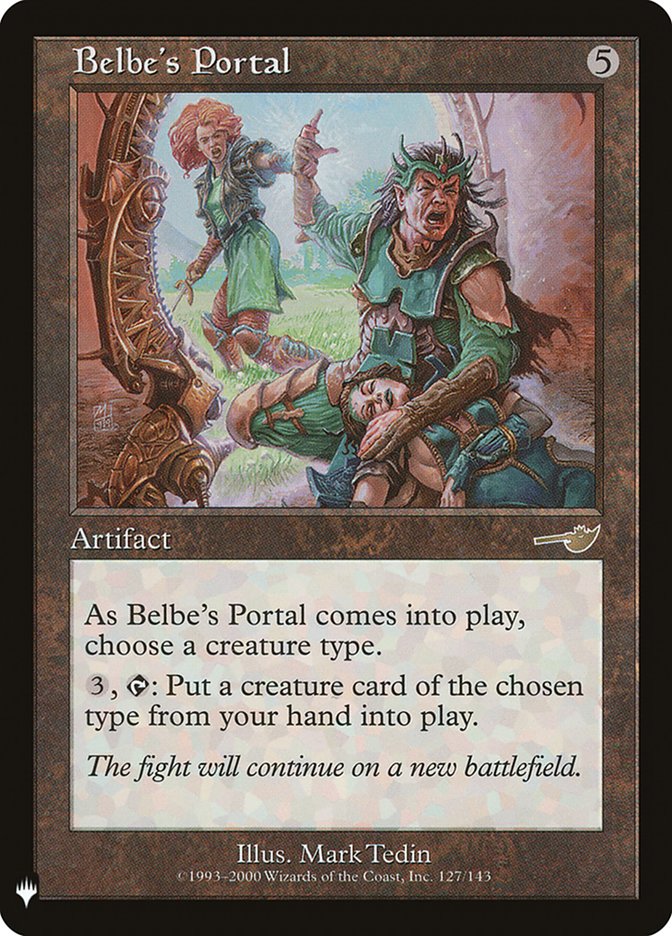 Belbe's Portal [Mystery Booster] Magic: The Gathering