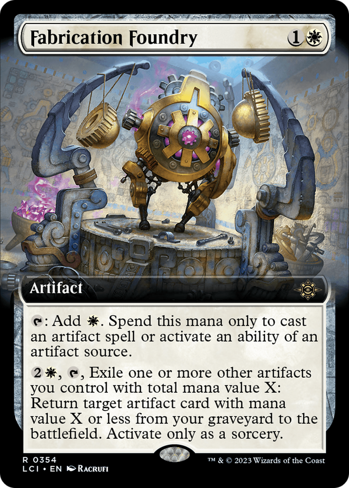 Fabrication Foundry (Extended Art) [The Lost Caverns of Ixalan] Magic: The Gathering