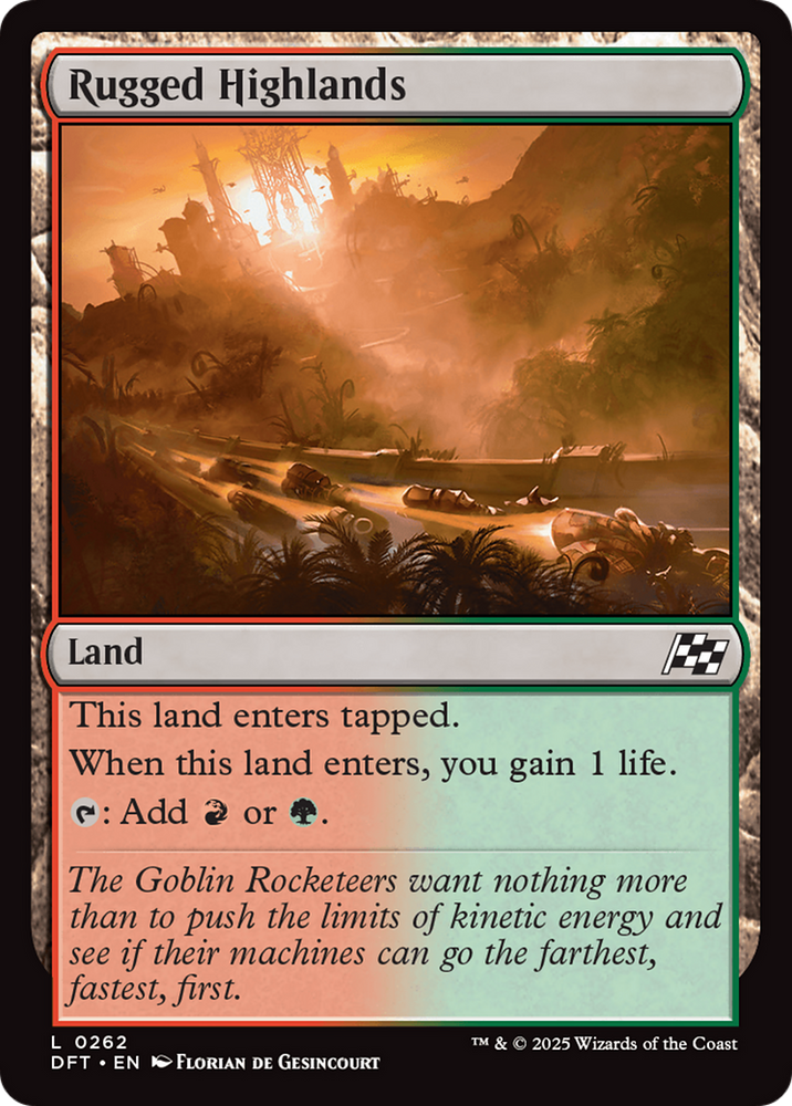 Rugged Highlands [Aetherdrift] Magic: The Gathering