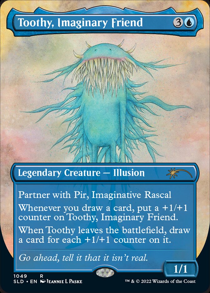 Toothy, Imaginary Friend (Borderless) [Secret Lair Drop Series] Magic: The Gathering