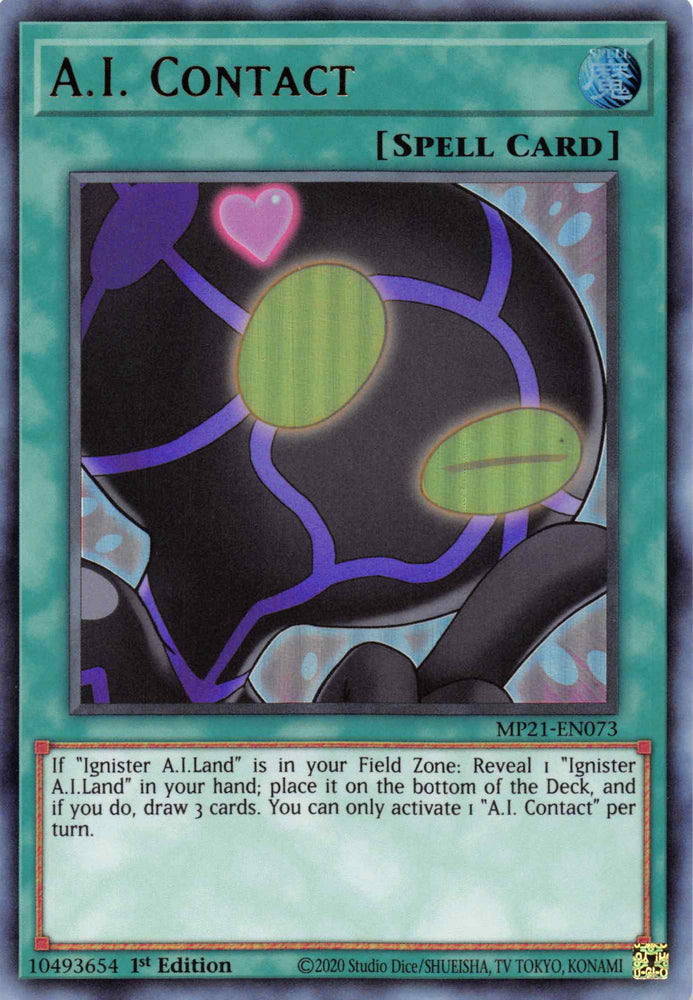 A.I. Contact [MP21-EN073] Ultra Rare - Yugioh Cards For Your TCG Needs!
