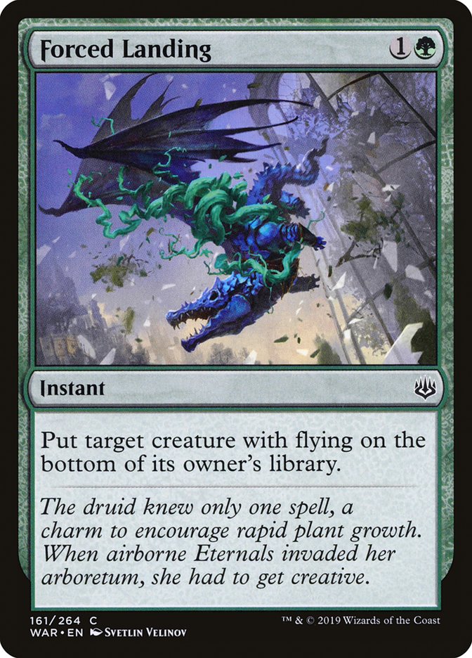 Forced Landing [War of the Spark] Magic: The Gathering