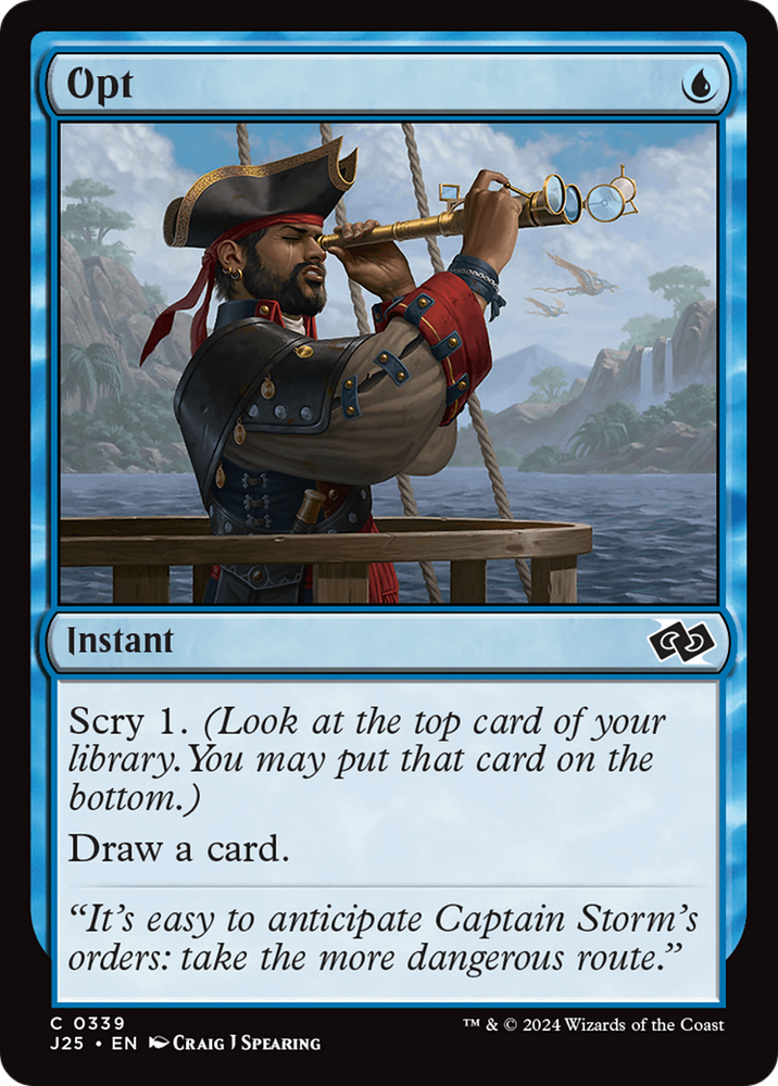 Opt [Foundations Jumpstart] Magic: The Gathering