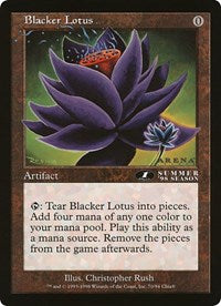 Blacker Lotus (Oversized) [Oversize Cards] Magic: The Gathering