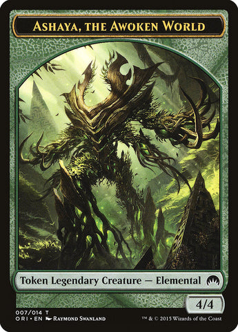 Ashaya, the Awoken World Token [Magic Origins Tokens] Magic: The Gathering